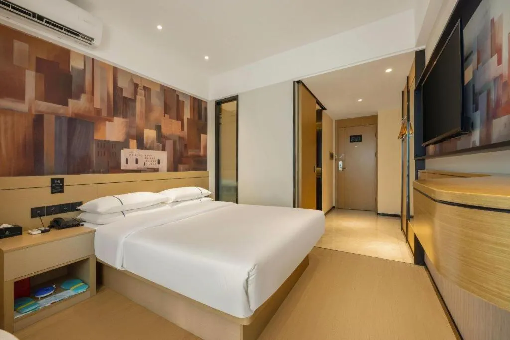 Bed in City Comfort Inn Nanning Xiangsi Lake Gaoxin Avenue