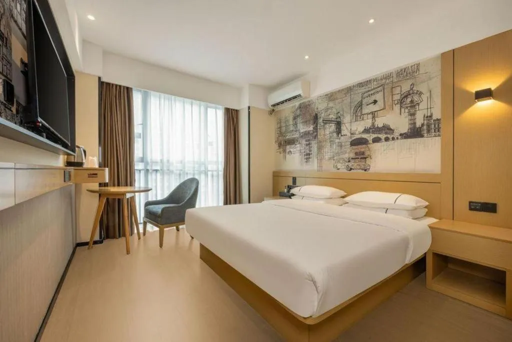 Bed in City Comfort Inn Nanning Xiangsi Lake Gaoxin Avenue