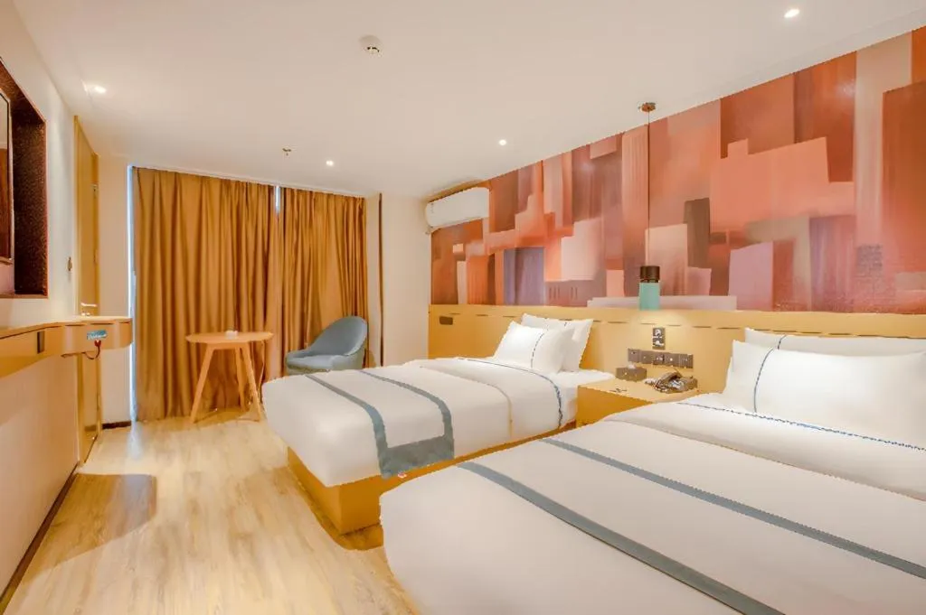 Bed in City Comfort Inn Nanning Xiangsi Lake Gaoxin Avenue