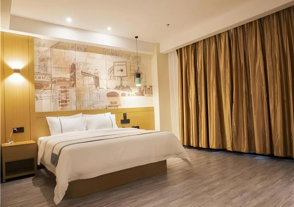 Bed in City Comfort Inn Maoming Xinyi Donghuicheng