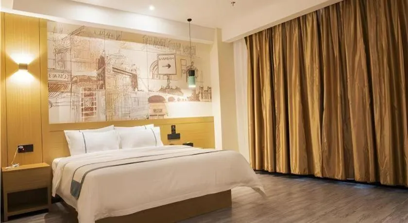 Bed in City Comfort Inn Maoming Xinyi Donghuicheng