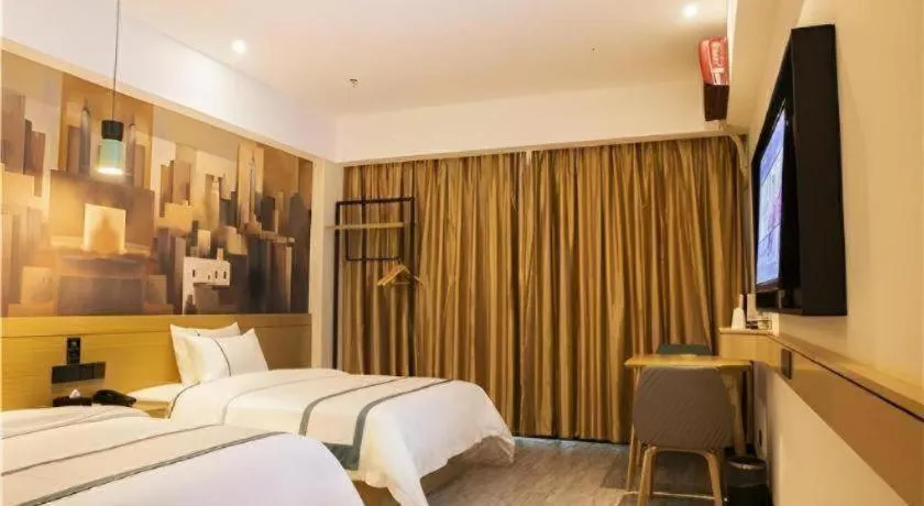 Bed in City Comfort Inn Maoming Xinyi Donghuicheng