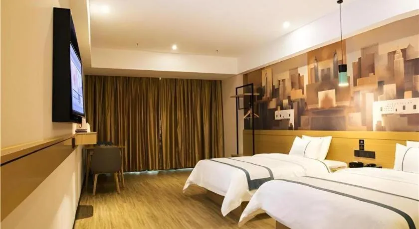 Bed in City Comfort Inn Maoming Xinyi Donghuicheng
