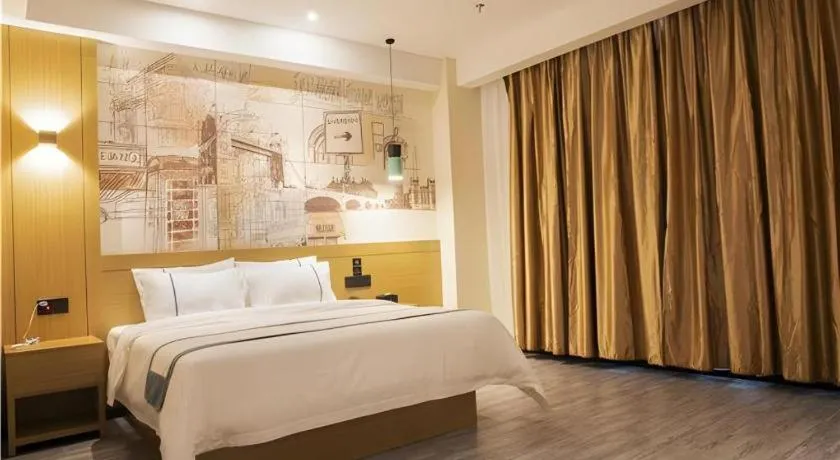 Bed in City Comfort Inn Maoming Xinyi Donghuicheng