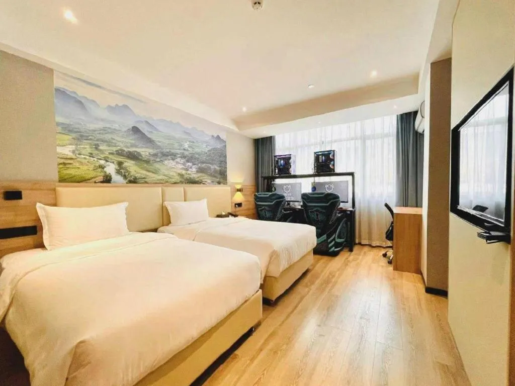 Bed in City Comfort Inn Nanning Jianzheng Road Food Street