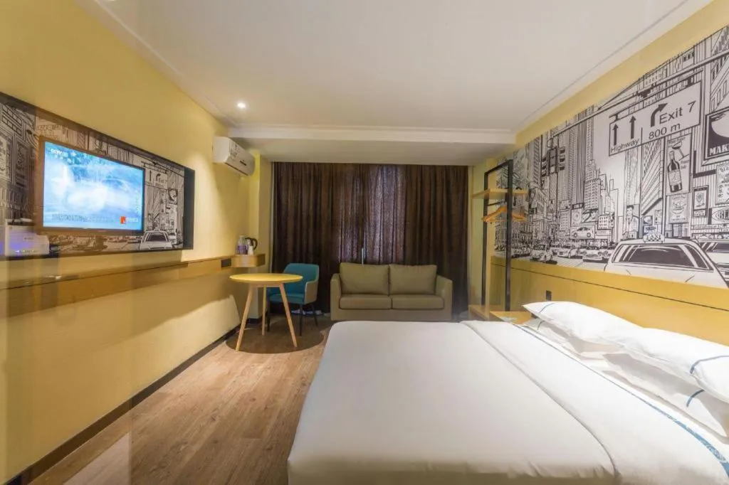 Bed in City Comfort Inn Nanning Jianzheng Road Food Street