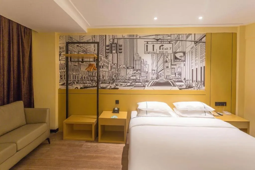 Bed in City Comfort Inn Nanning Jianzheng Road Food Street