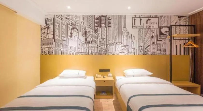 Bed in City Comfort Inn Nanning Jianzheng Road Food Street