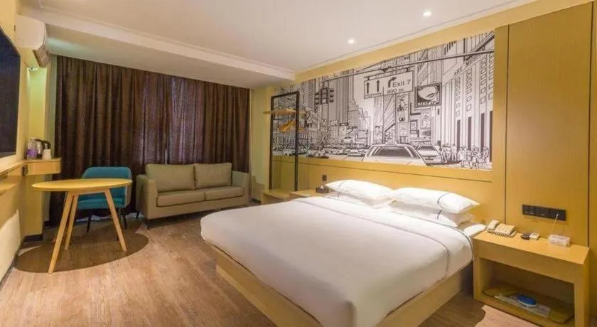 Bed in City Comfort Inn Nanning Jianzheng Road Food Street