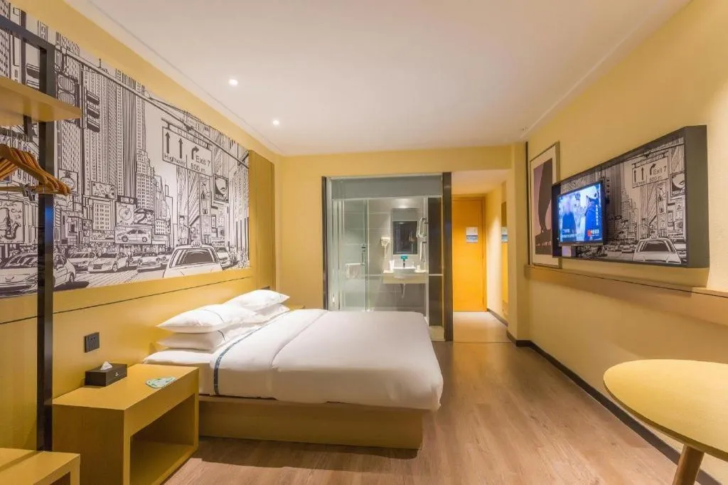 Bed in City Comfort Inn Nanning Jianzheng Road Food Street