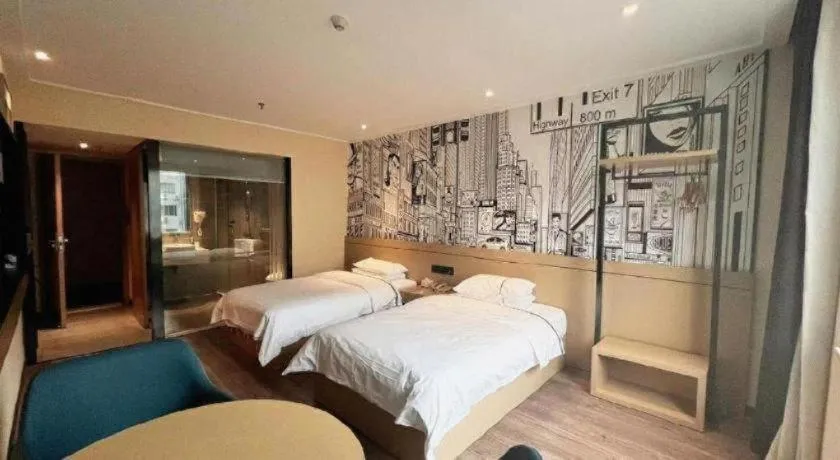 Bed in City Comfort Inn Nanning Jianzheng Road Food Street