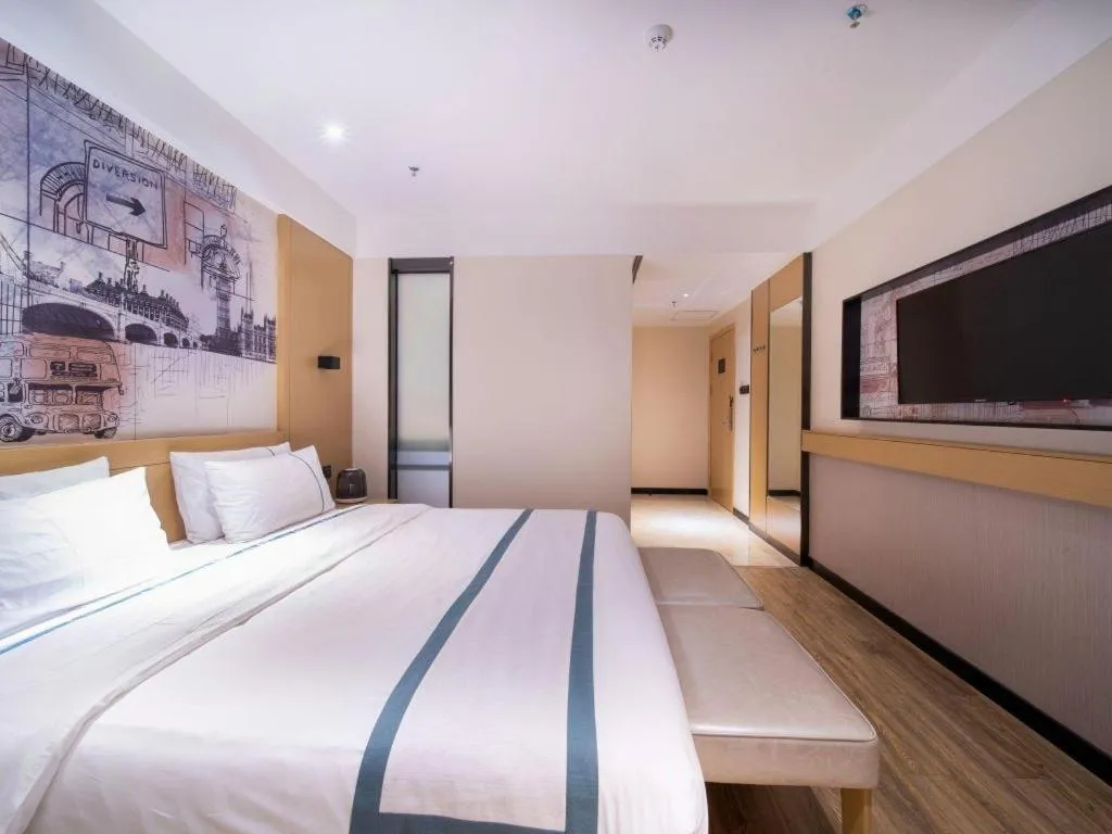 Bed in City Comfort Inn Zhongshan Banfu
