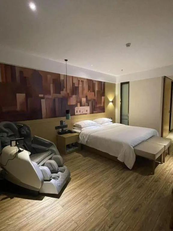 Bed in City Comfort Inn Zhongshan Banfu