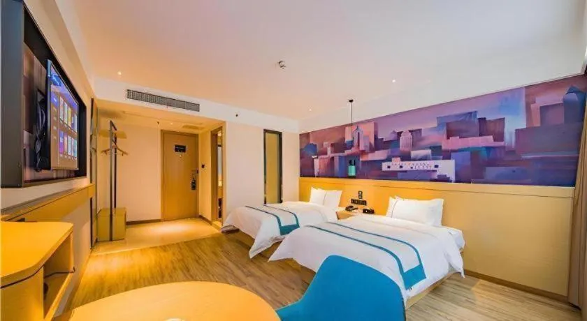 Bed in City Comfort Inn Changsha Railway Station Amiling Metro Station