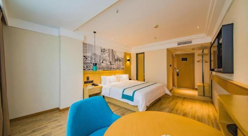 Bed in City Comfort Inn Changsha Railway Station Amiling Metro Station