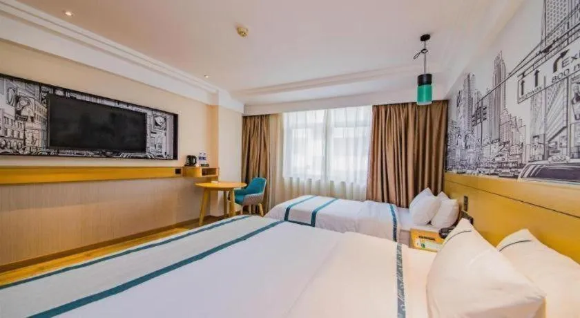 Bed in City Comfort Inn Changsha Railway Station Amiling Metro Station