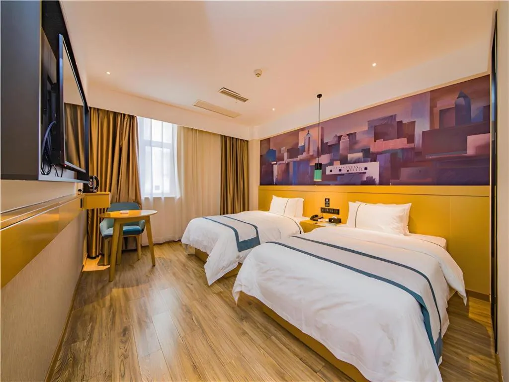 Bed in City Comfort Inn Changsha Railway Station Amiling Metro Station