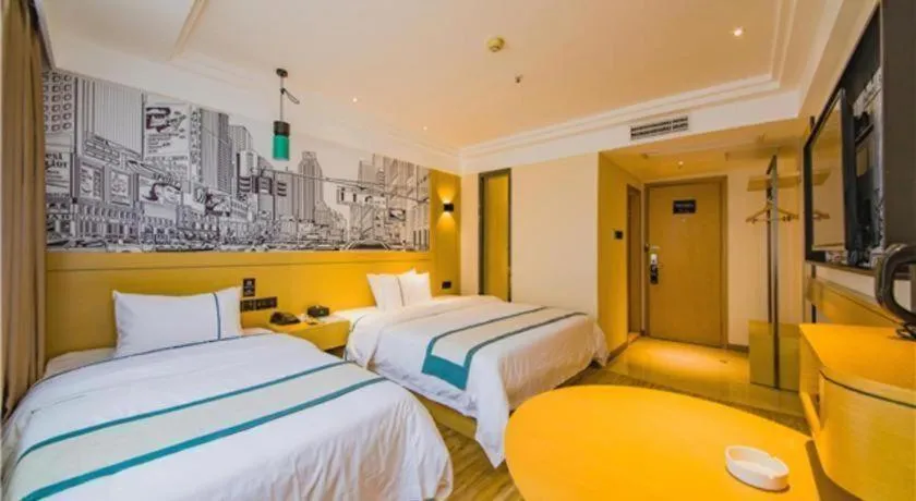 Bed in City Comfort Inn Changsha Railway Station Amiling Metro Station