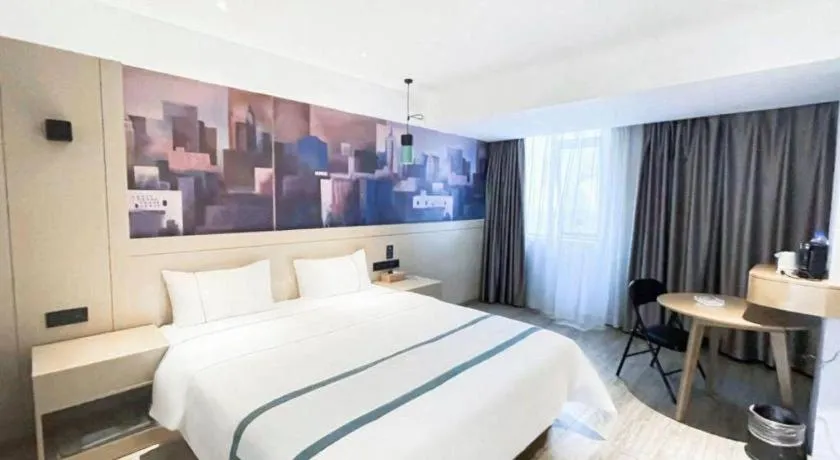 Bed in City Comfort Inn Changsha Railway Station Amiling Metro Station