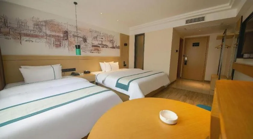 Bed in City Comfort Inn Changsha Railway Station Amiling Metro Station