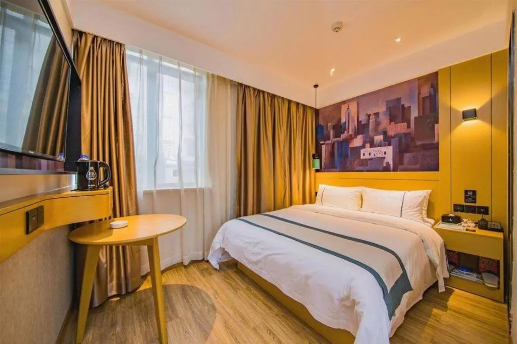 Bed in City Comfort Inn Changsha Railway Station Amiling Metro Station