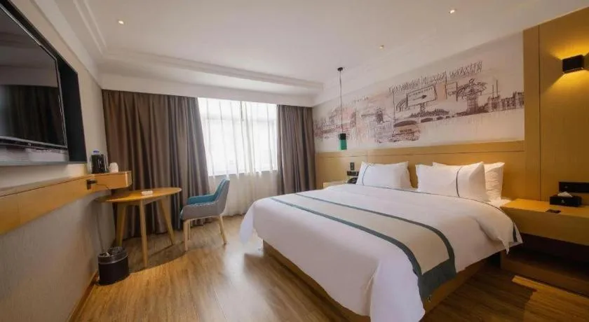 Bed in City Comfort Inn Changsha Railway Station Amiling Metro Station