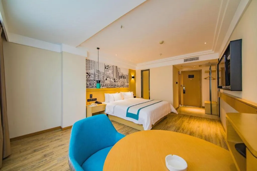 Bed in City Comfort Inn Changsha Railway Station Amiling Metro Station