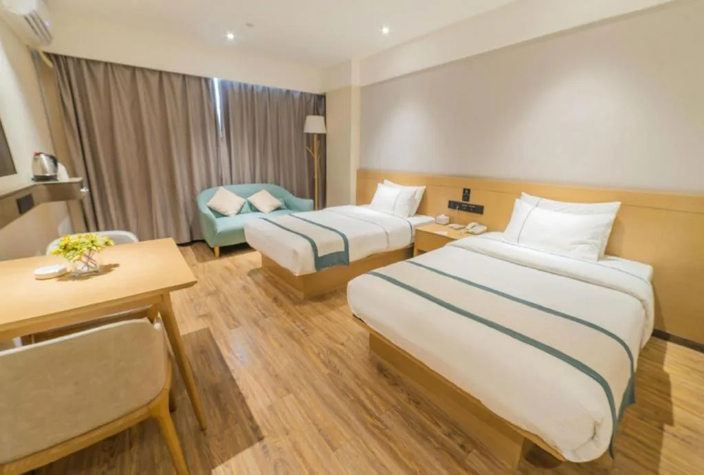 Bed in City Comfort Inn Wuzhou Teng County Bus Station