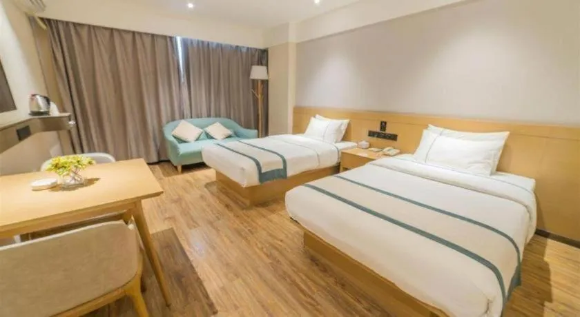 Bed in City Comfort Inn Wuzhou Teng County Bus Station