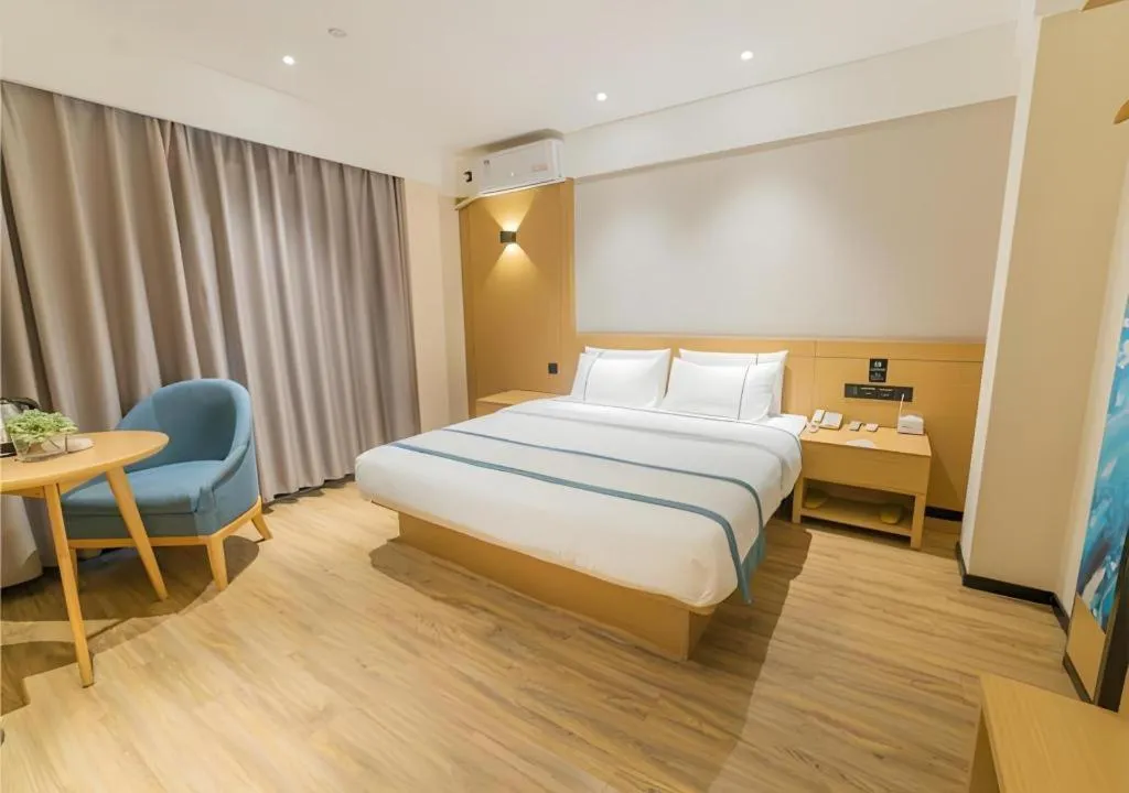 Bed in City Comfort Inn Wuzhou Teng County Bus Station