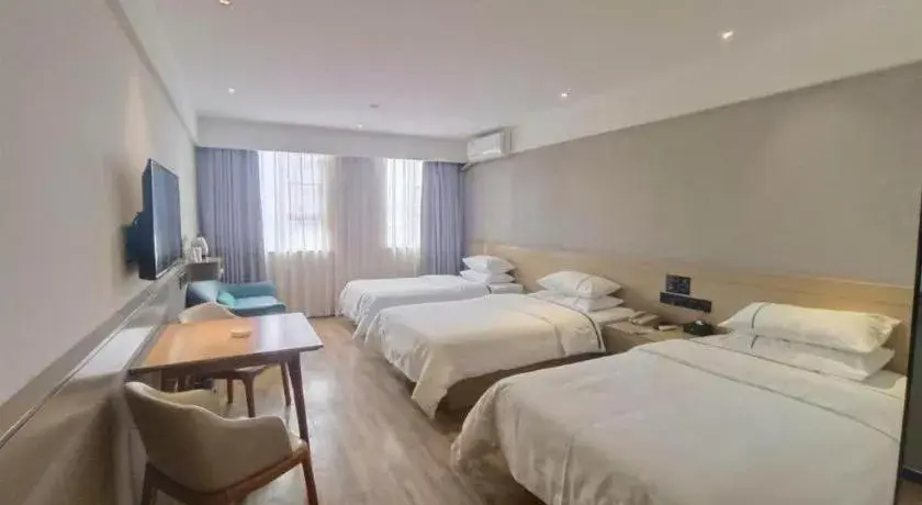 Bed in City Comfort Inn Wuzhou Teng County Bus Station Bed in City Comfort Inn Wuzhou Teng County Bus Station