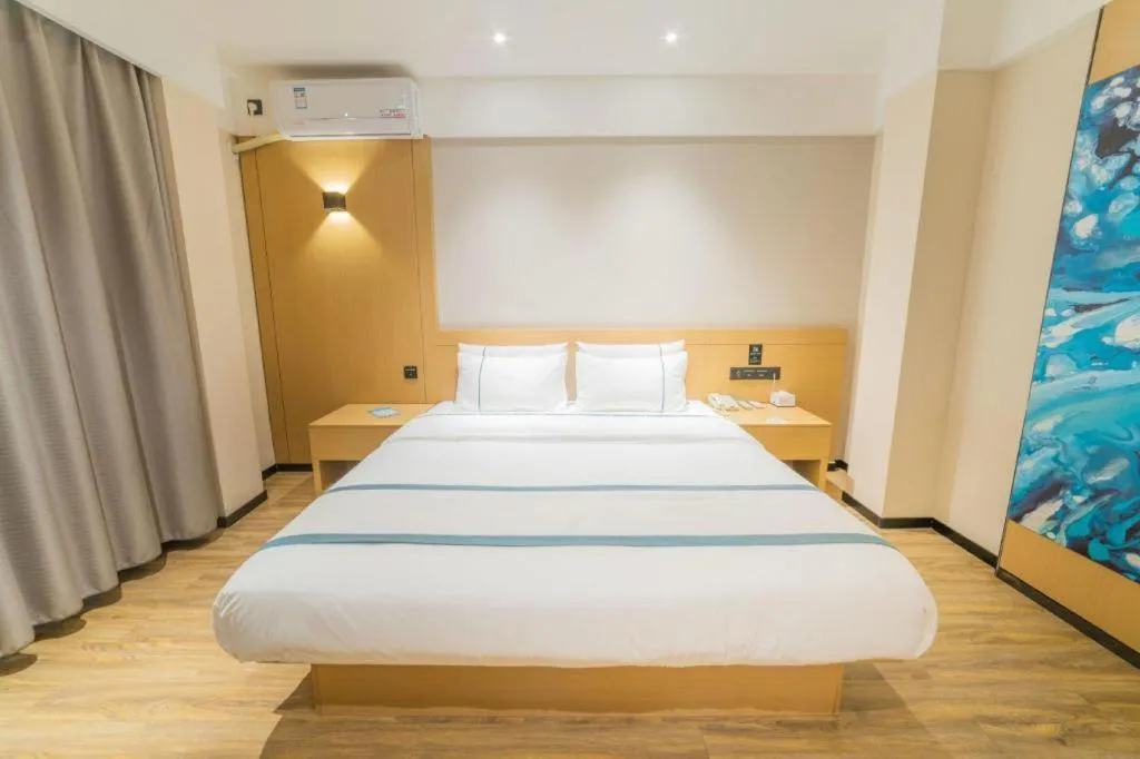 Bed in City Comfort Inn Wuzhou Teng County Bus Station