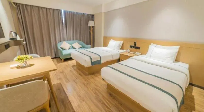 Bed in City Comfort Inn Wuzhou Teng County Bus Station Bed in City Comfort Inn Wuzhou Teng County Bus Station