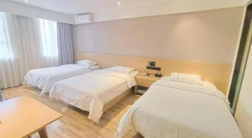 Bed in City Comfort Inn Wuzhou Teng County Bus Station