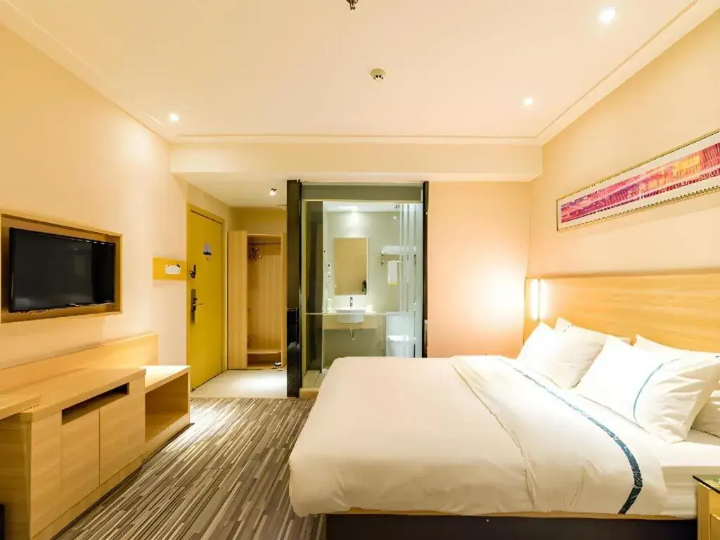 Bed in City Comfort Inn Heyuan Longchuan Bus Station Bed in City Comfort Inn Heyuan Longchuan Bus Station