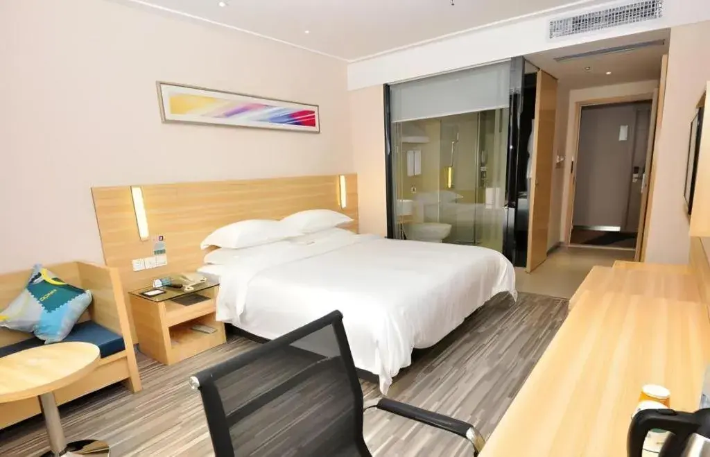 Bed in City Comfort Inn Heyuan Longchuan Bus Station Bed in City Comfort Inn Heyuan Longchuan Bus Station