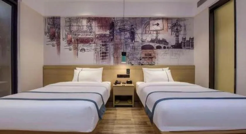 Bed in City Comfort Inn Dongguan Gaobu Avenue