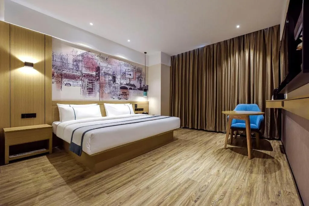 Bed in City Comfort Inn Dongguan Gaobu Avenue
