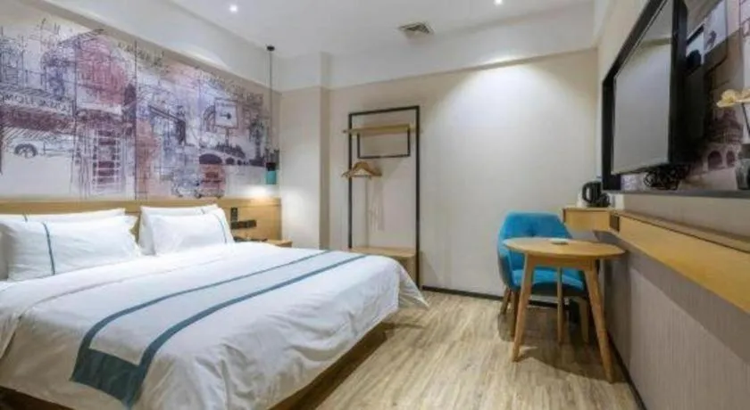 Bed in City Comfort Inn Dongguan Gaobu Avenue