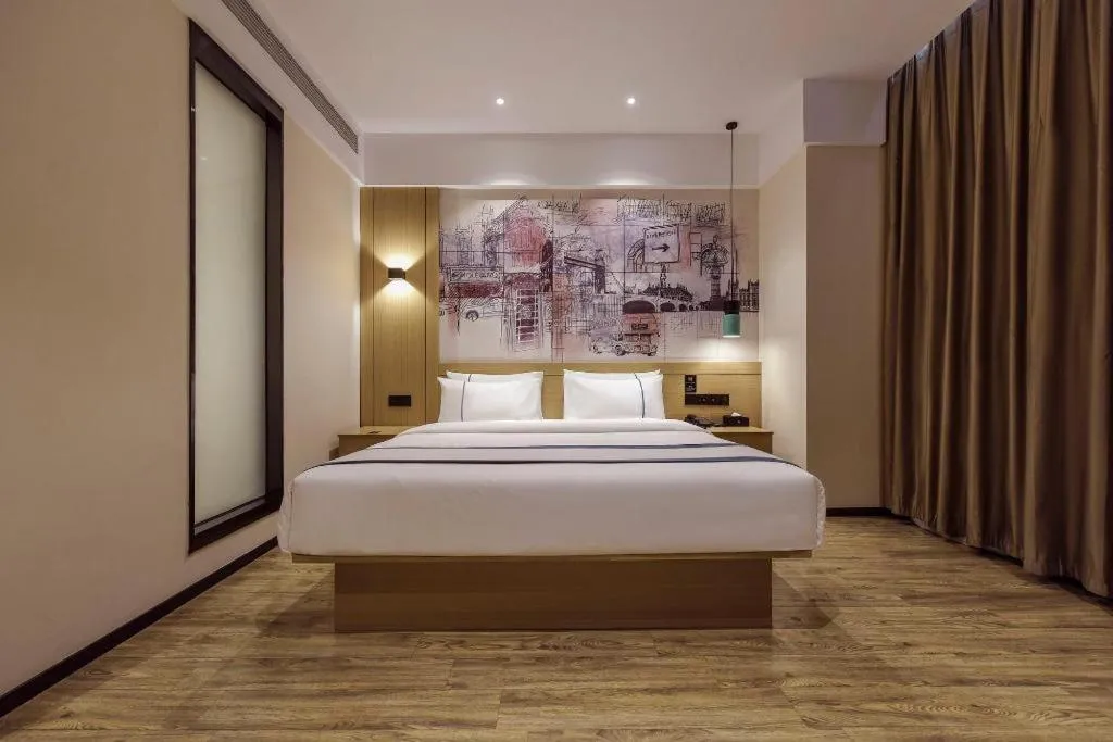 Bed in City Comfort Inn Dongguan Gaobu Avenue