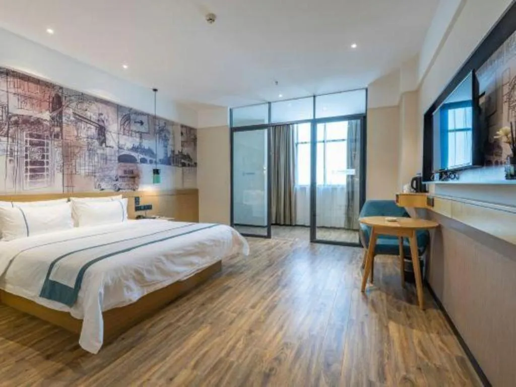 Bed in City Comfort Inn Dongguan Gaobu Avenue