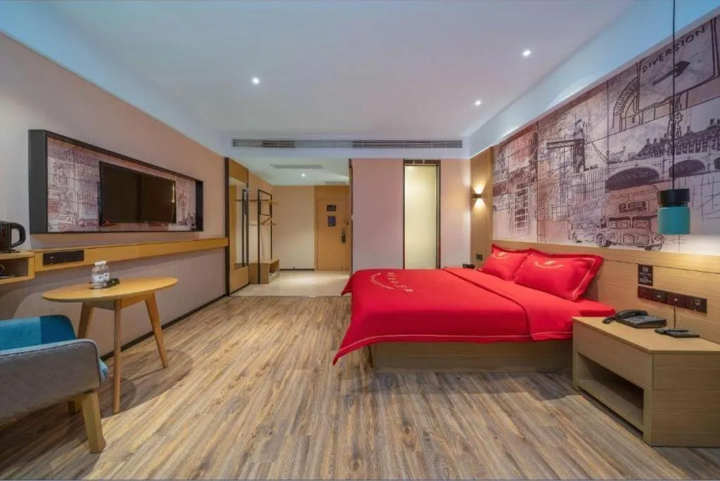 Bed in City Comfort Inn Dongguan Gaobu Avenue