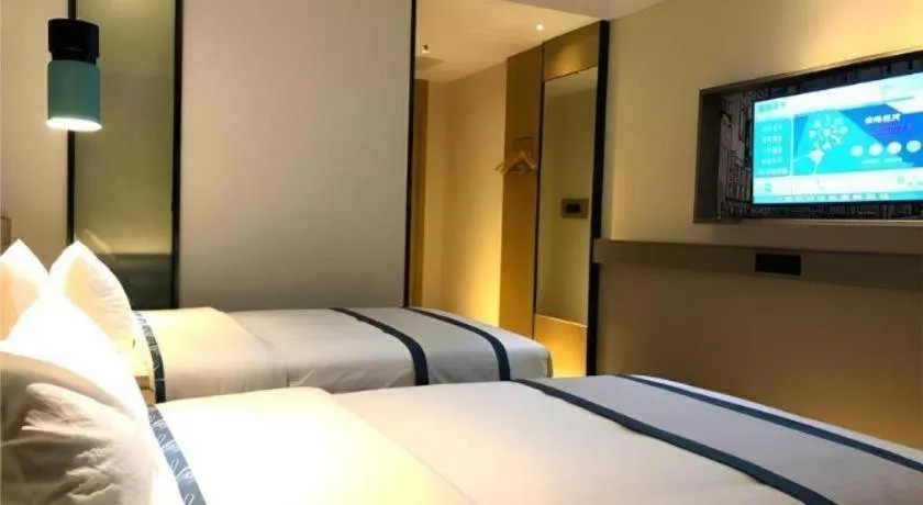 Bed in City Comfort Inn Ezhou Hengda
