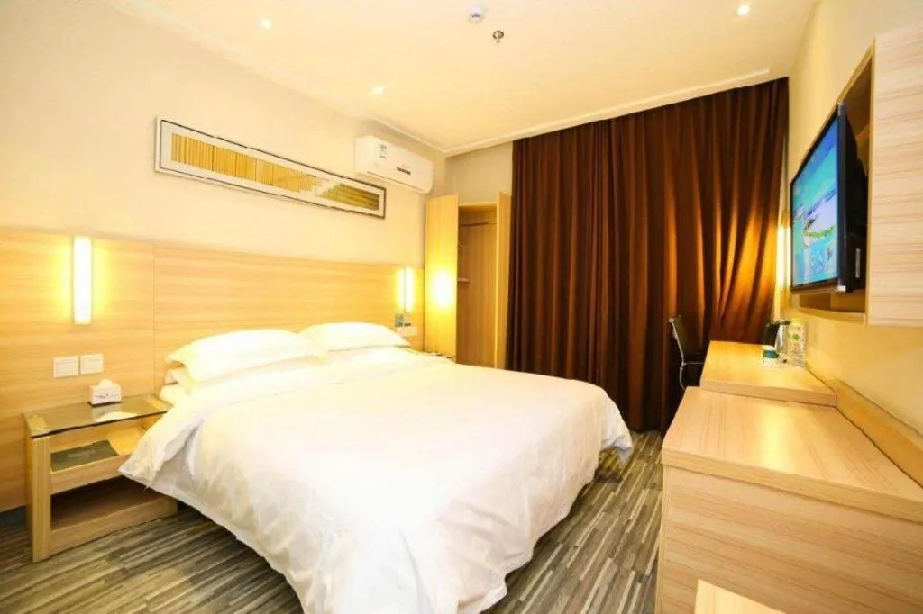Bed in City Comfort Inn Yichang Dongshan Three Gorges University Shuiyuecheng
