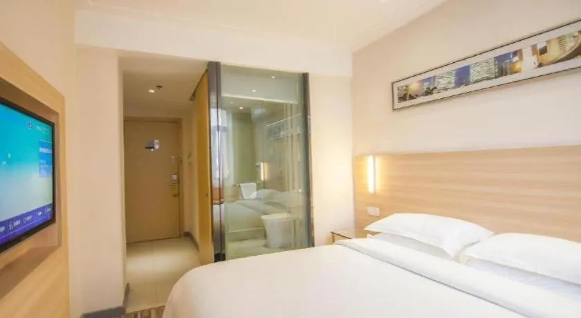 Bed in City Comfort Inn Yichang Dongshan Three Gorges University Shuiyuecheng