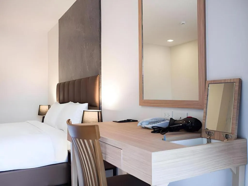 Bed in B2 Amata Nakorn Premier Hotel