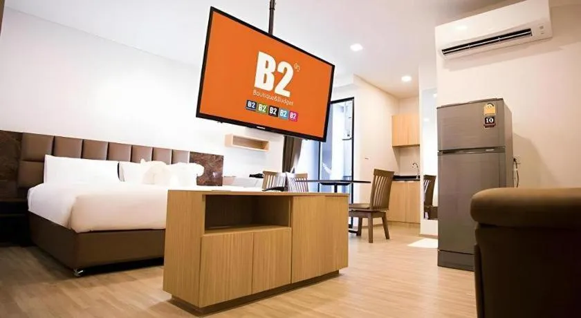 Bed in B2 Amata Nakorn Premier Hotel