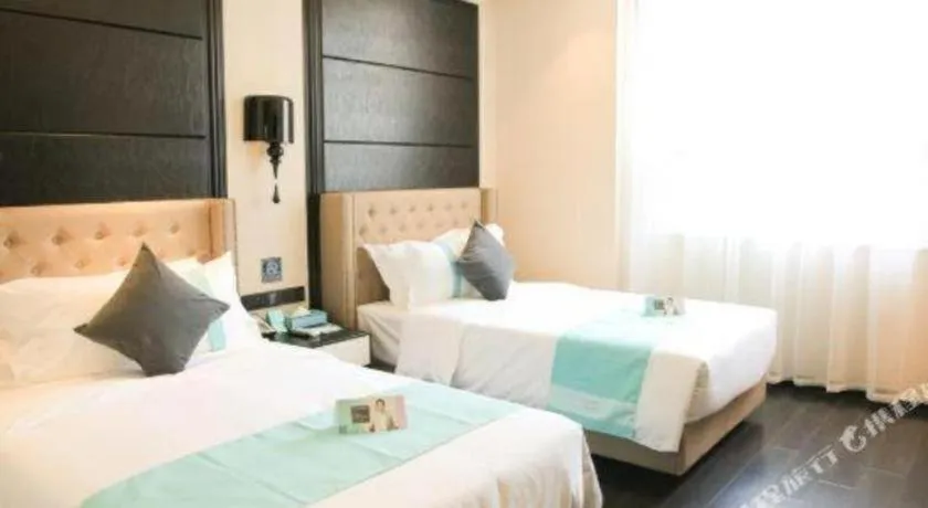 Bed in Xana Hotelle· Shijiazhuang Yaqing Street