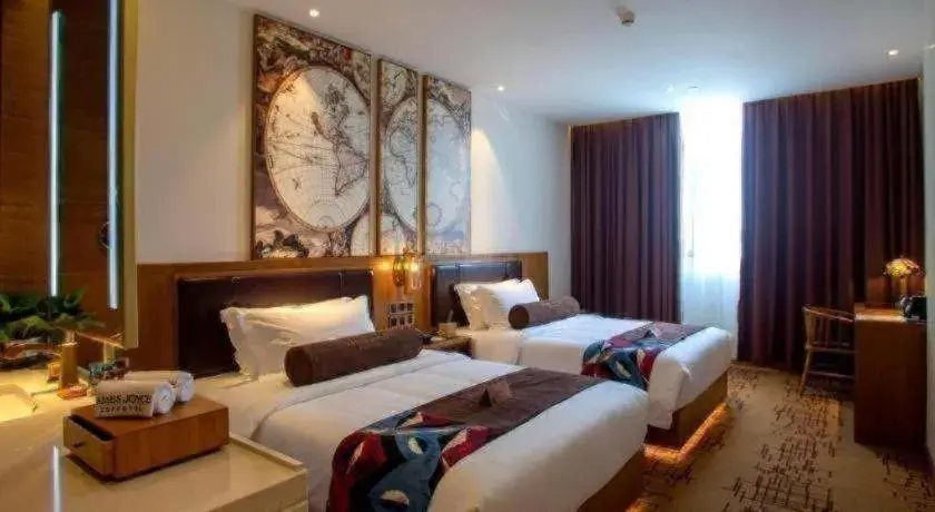 Bed in James Joyce Coffetel· Wuhan Wangjiawan Taojialing Metro Station Bed in James Joyce Coffetel· Wuhan Wangjiawan Taojialing Metro Station