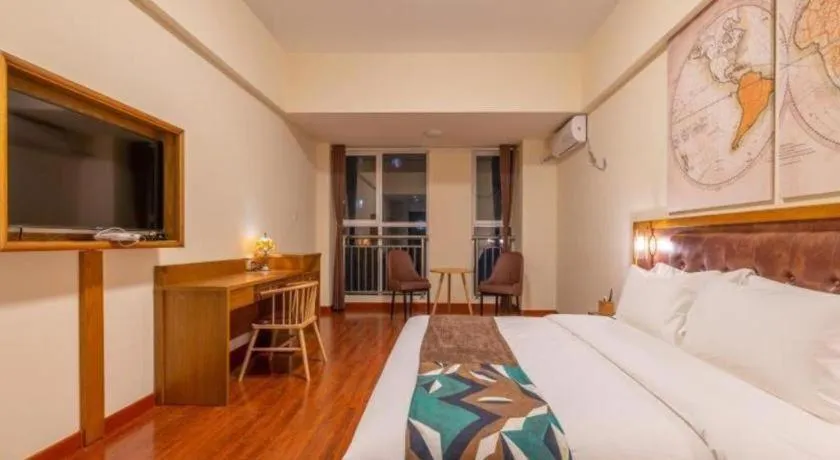 Bed in James Joyce Coffetel· Ji'Nan Changqing District Government Jingshi Xi Road